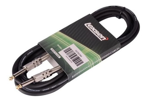 Cable Plug-plug 1/4 Para Instrumentos Guitarra/bajo 3 Metros
