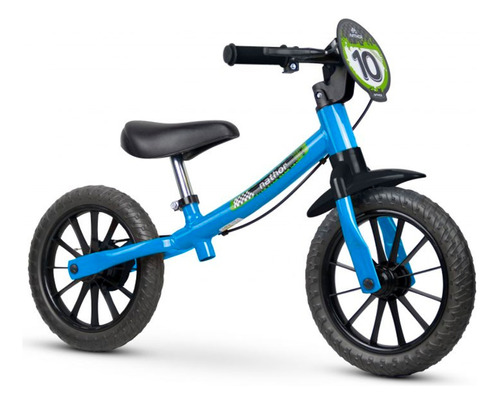 Bicicleta De Niño Aprendizaje Baccio Balance Rodado 12 Azul