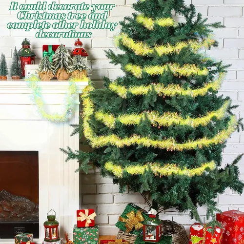 Guirnaldas Navideñas De 25 Pies Decoradas Con Láminas