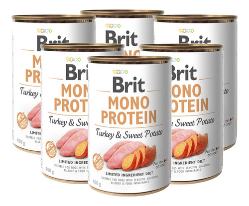 Brit Care Mono Protein Turkey And Sweet Potato 6 Un