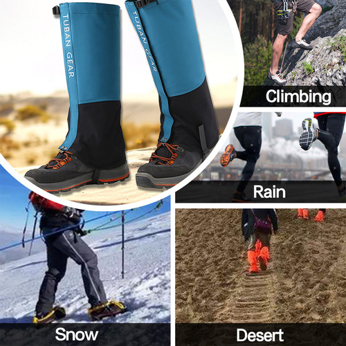 Botas De Nieve Con Polainas Ajustables, Impermeables Y Antid