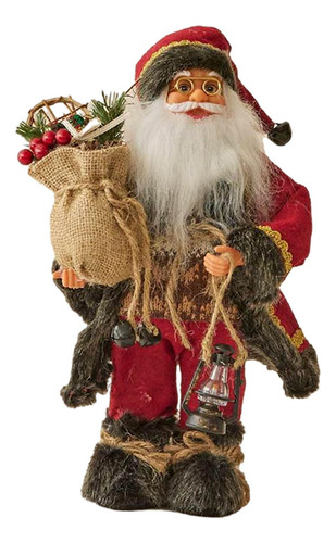 Muñeco Festivo De Papá Noel, Decoración 30 Centímetros