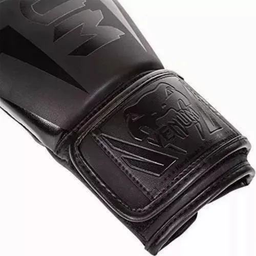 Guantes De Boxeo Negros Mate De 16 Oz Para Entrenamiento
