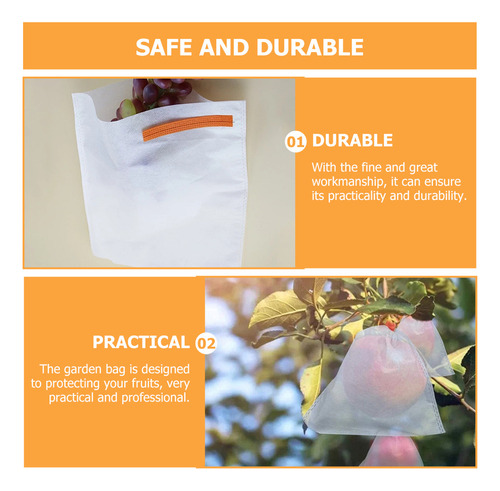 Bolsa Insect Net Para Frutas, Uvas, 100 Unidades
