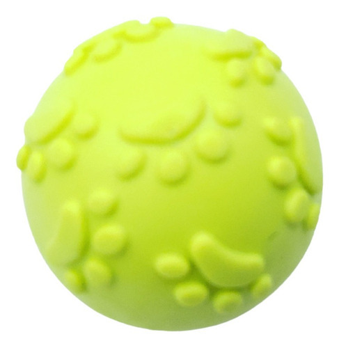 Brinquedo Para Pet Bolinha Com Apito 6cm Cor Verde