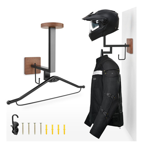 Fotric Soporte Para Casco De Motocicleta, Soporte De Pared P