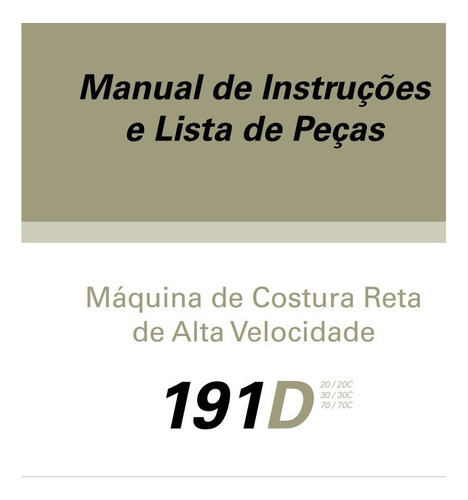 Manual Reta Singer  191d-mecanica-envio Por E-mail