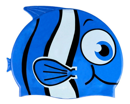 Gorro Natación Wavesport Fish Silicona Larga Duración