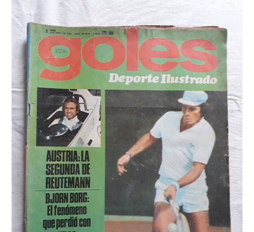 Revista Goles Nº 1336 Agosto 1974 Guillermo Vilas Reutemann