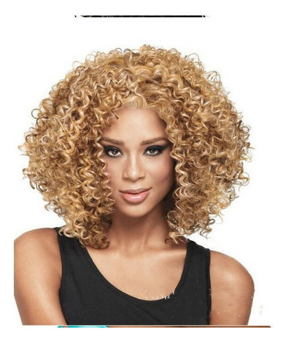 Peluca Afro Corta For Mujer