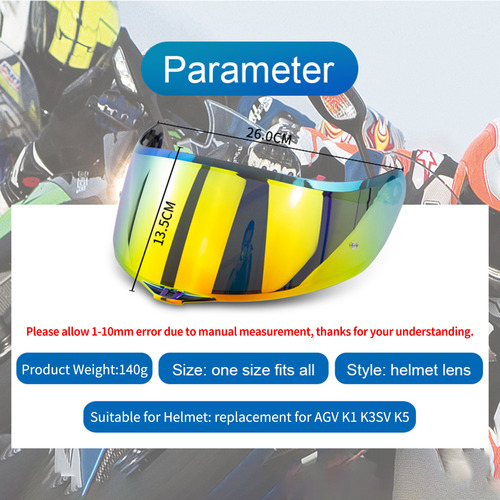 Reemplazo De Visera De Casco Agv K1 K3sv K5, Protector Facia
