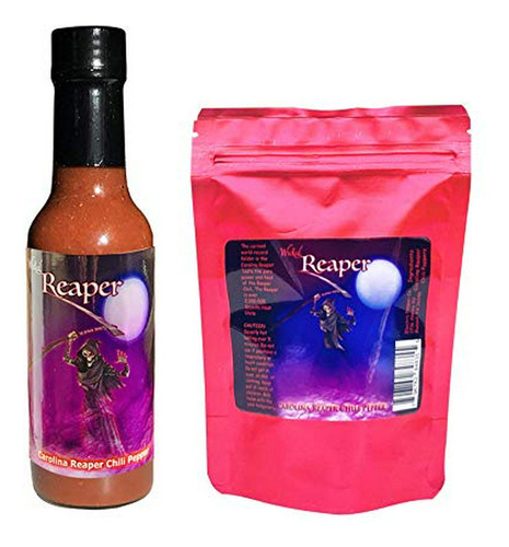 Salsa Picante -  Salsa Picante Carolina Reaper 5 Chiles Ente