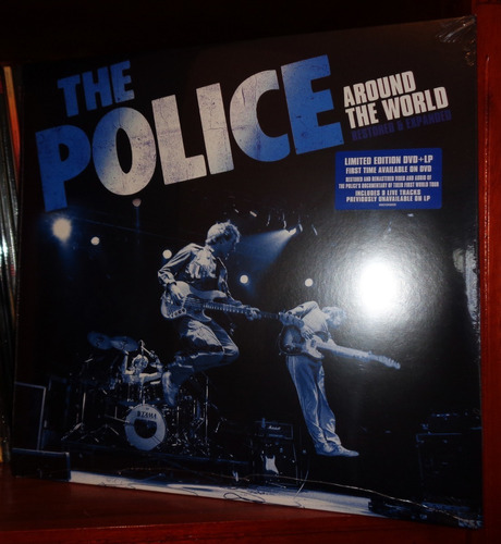 The Police - Around The World - Lp Blue + Dvd Nuevo Europeo