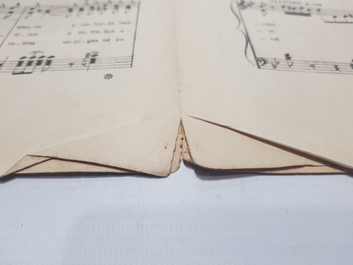 Imagen 7 de 9 de Partitura Centenario 1810 / 1910 Cromolitografia Mag 57541