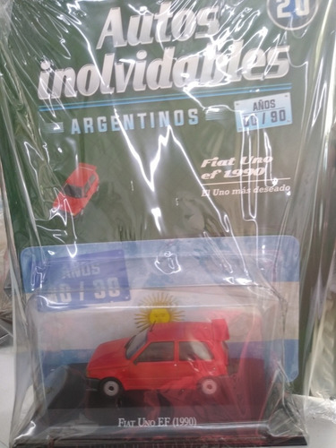 Autos Inolvidables Argentinos 80/90 Nro 20 Fiat Uno Ef 1990