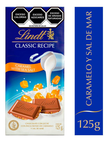 Chocolate Lindt Classic Recipe Caramel 125g