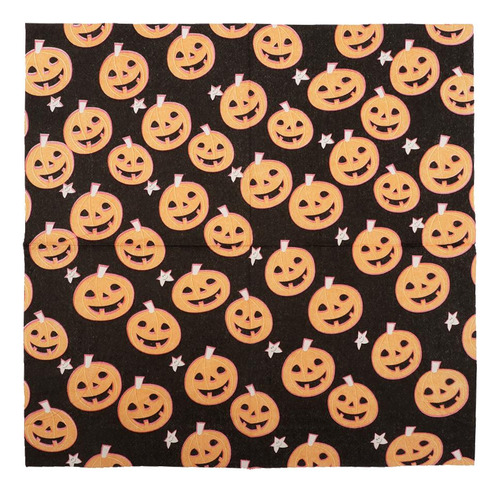 40pcs Feliz Halloween Calabaza Servilleta De Papel