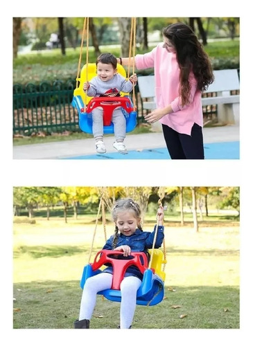 Columpio 3 En 1 Silla Ajustable Portátil Asiento Bebé Niños
