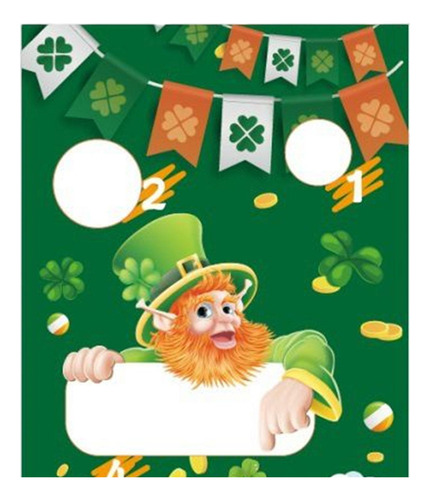 Toss Game Flag Festival Game Banner Banner Sombrero Verde