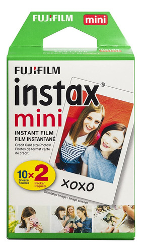 Mini Pelicula Instantanea Fujifilm Instax 20 Unds