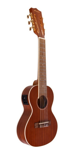 Guitarlele Electro Acustico Bamboo De 6 Cuerdas Con Eq Funda