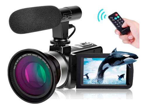 Videocamara Vak 809 Microfono Nocturna 24mp Touch Hdmi Sd