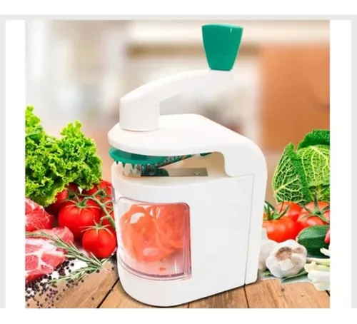 Cortador Vegetales Espiral Rallador Verdura Spaguetti Manual
