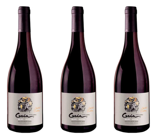 Vino Gaia Malbec Nouveau Caja 3x750ml
