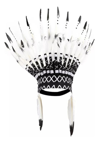 Sombrero De Plumas De Jefe Indio Nativo Americano 2025