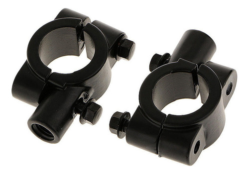 Soporte Espejo Con Abrazadera Clip 2x 7/8 Pulgadas
