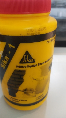 Sika 1 Litro Aditivo Impermeabilizante