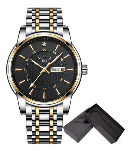 Reloj Casual Deportivo Nibosi Luminous Calendar