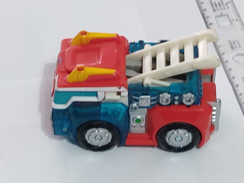 Transformers Playskool Heroes Rescue Bots Energize Heatwave Energize Heatwave Fire-bot Rojo (Usado)