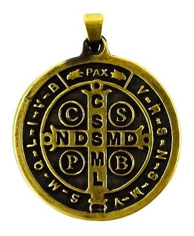 Imagem 3 de 6 de 10 Medalhas De São Bento De 1,6x1,6cm