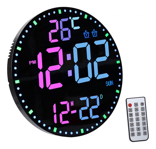 Reloj De Pared Digital Grande De 11,6 Pulgadas Con Estilo B
