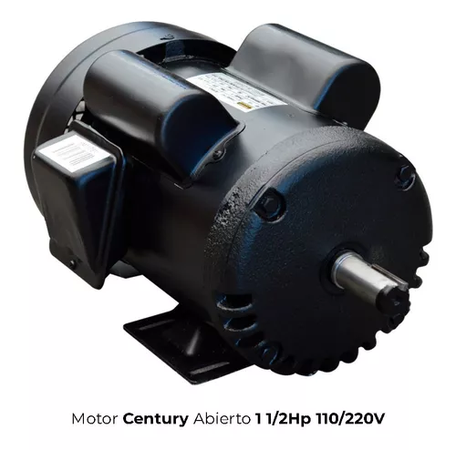 Motor Electrico Century Abierto 1.5hp 110-220v