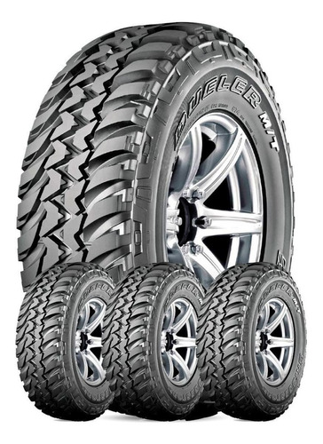 Kit 4u 245/65 R17 117 Q dueler M/t 674 Bridgestone Envío 0$