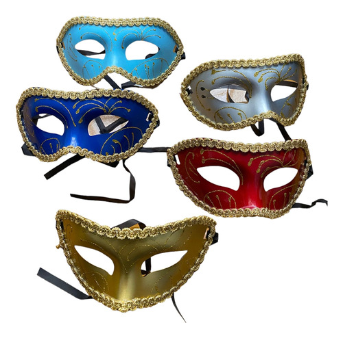 Antifaz Mascara Disfraz Elegante Diseño Veneciano