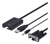 Comprar Convertidor Vga Hdmi 1080p Hd Tv Audio Video Cable Video