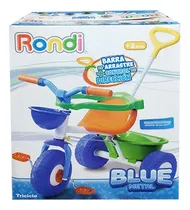 Comprar Triciclo Infantil Rondi Mi Primer Triciclo Con Barra Azul