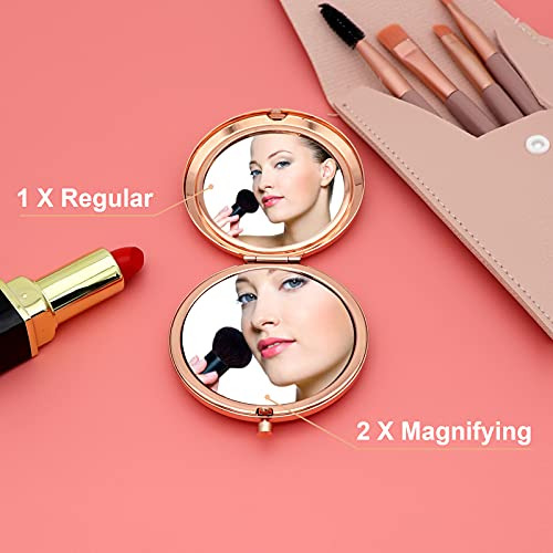Espejo De Maquillaje Compacto Para Regalar A Niñas