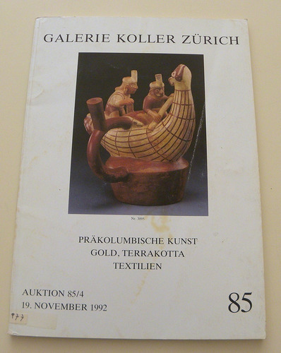 Galerie Koller Zürich - Arte Precolombino - F. Anton