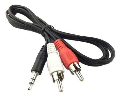 Cable Miniplug 3.5 A 2 Rca 1.5m Netmak Nm-c251.5