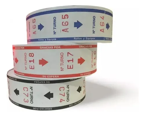 Tickets En Rollo Rollo Ticket Turnomatic Con 2000 Numeros | Cuotas sin interés