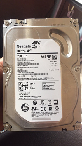 Disco Interno De 2 Tb Marca Seagate