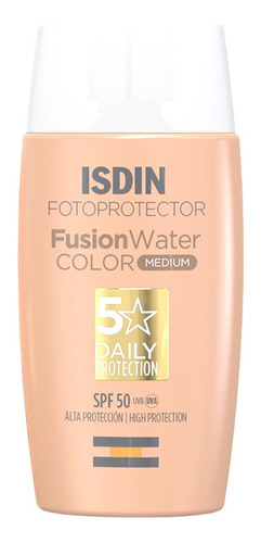Isdin Fotoprotector Fps50 Fusion Water Con Color Oil Free