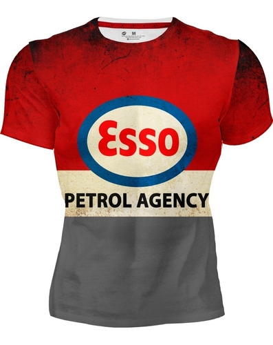 Playera Full Print Barril Petroleo Esso Petrol Agency 4