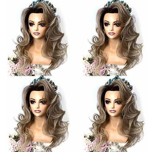 Maniqui Cabeza Cabello Natural Rubio Newshair Rubio