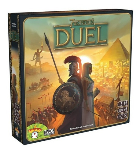 Juego De Mesa 7 Wonders Duel De Asmodee. Inglés