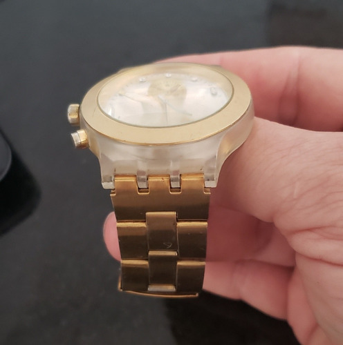 Relógio Swatch Swiss Dourado / Quartz